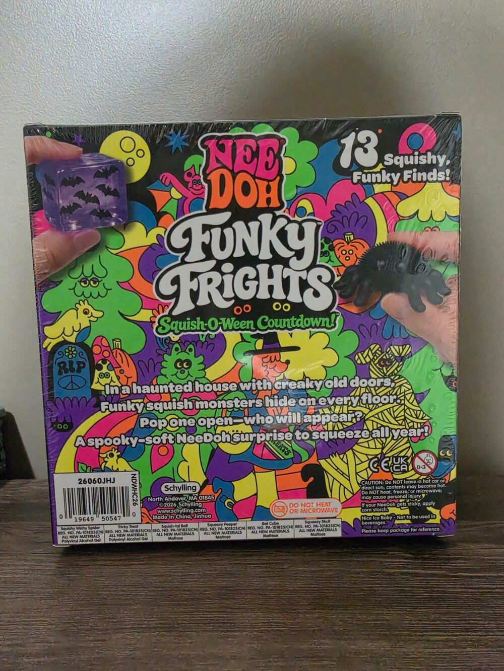 NeeDoh Funky Frights Squish-O-Ween Countdown — 13 Piece